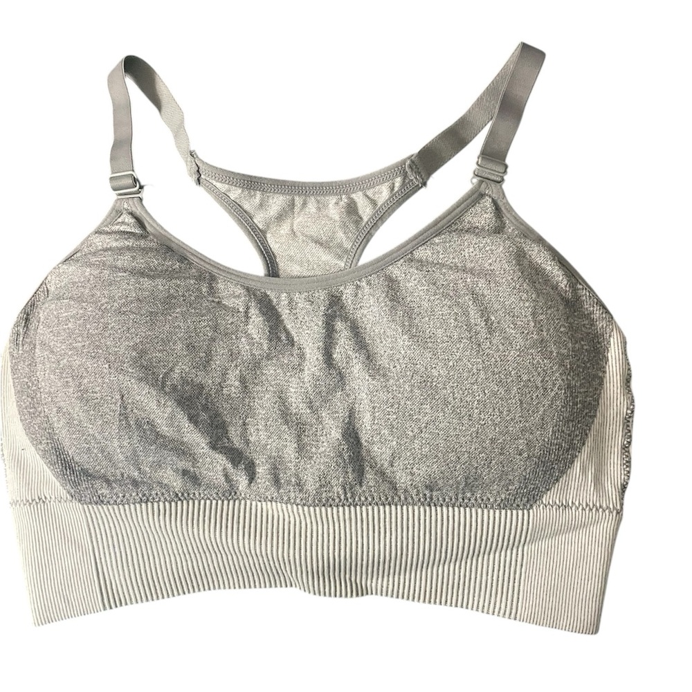 Layer8 Gray  Women's Sports Bra Medium